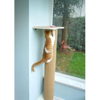 CatS Design Kletterwand gro�e Katzen stabil Wandkratzbaum Wandkratzs�ule F5 L