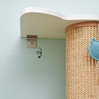 CatS Design Kletterwand gro�e Katzen stabil Wandkratzbaum Wandkratzs�ule F5 L