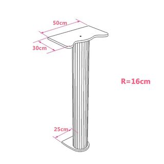 CatS Design Kletterwand gro�e Katzen stabil Wandkratzbaum Wandkratzs�ule F5 XL