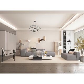 CatS Design Kletterwand groe Katzen stabil Wandliege