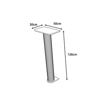 CatS Design Kletterwand Wandkratzsule Scratchtopia SF5 L